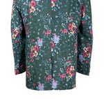 Mens Blazer Green Pink Floral Cotton Summer Dress Formal Jacket Wedding Sport Coat 42R