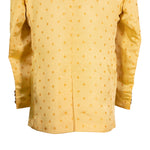 Mens Blazer Yellow Polka Dot Handmade Dress Formal 2 Button Jacket Wedding Sport Coat 42R