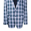 Mens Blazer Green Blue White Plaid Check Wool Dress Formal Suit Jacket Wedding Sport Coat