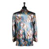 Mens Blazer Multicolor Photo Frames Floral Velvet Dress Formal Jacket Wedding Sport Coat 42R
