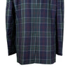 Mens Blazer Green Blue Red Tartan Plaid Wool Dress Formal Suit Jacket Wedding Sport Coat 44R