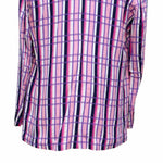 Mens Blazer Pink Purple White Plaid Cotton Formal Party Jacket Wedding Sport Coat 42R
