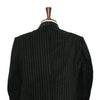 Mens Blazer Black Pinstripe Velvet Handmade Dress Formal Suit Jacket Wedding Sport Coat 44R