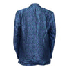 Mens Jacquard Blazer Blue Purple Green Floral Abstract Formal Party Jacket Sport Coat 42R