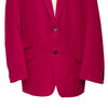 Mens Blazer Burgundy 100% Wool Lined Formal Party Jacket Wedding Sport Coat 42R