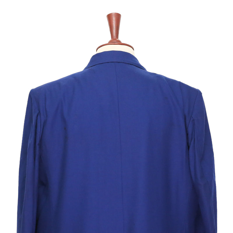 Mens Blazer Purple Wool 2 Button Handmade Dress Formal Suit Jacket Wedding Sport Coat 44R