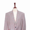 Mens Blazer Red Green White Plaid Formal Party Jacket Wedding Sport Coat 48R