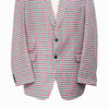 Mens Blazer Red Green White Plaid Formal Party Jacket Wedding Sport Coat 48R