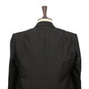 Mens Blazer Black Woven Silk Geometric 2 Button Designer Dress Formal Tuxedo Suit Jacket Wedding Sport Coat 44R