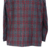 Mens Blazer Gray Red Plaid Check Wool Dress Formal Jacket Wedding Sport Coat 48R