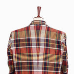 Mens Blazer Plaid 100% Wool Multicolor Lined Dress Formal Jacket Sport Coat 48R