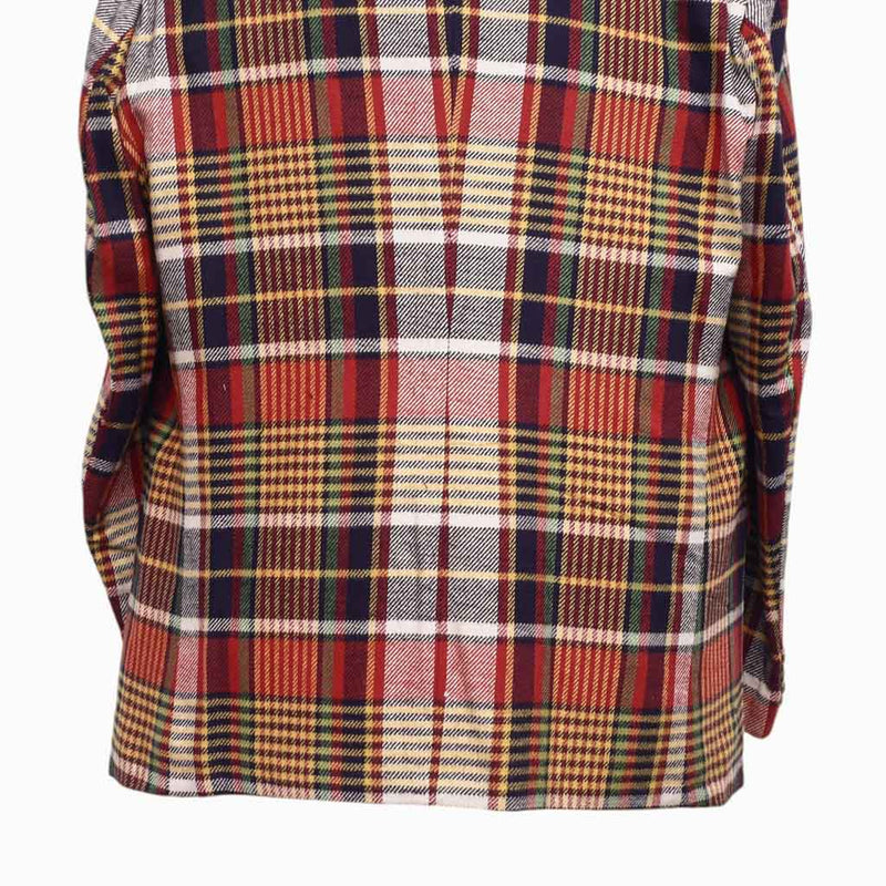Mens Blazer Plaid 100% Wool Multicolor Lined Dress Formal Jacket Sport Coat 48R