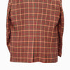 Mens Blazer Red Green Yellow Plaid Check Wool Dress Formal Jacket Sport Coat 48R
