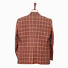 Mens Blazer Red Green Yellow Plaid Check Wool Dress Formal Jacket Sport Coat 48R