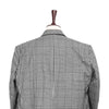 Mens Blazer Black White Check Plaid Cotton Formal Jacket Wedding Sport Coat 48R