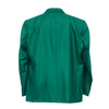 Mens Blazer Green Wool Velvet Dress Formal Tuxedo Jacket Wedding Sport Coat 48R