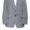 Mens Blazer Plaid Check Green Pink Cotton Formal Jacket Wedding Sport Coat 48R