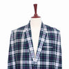Mens Blazer Tartan Green Blue Red Wool Formal Party Jacket Wedding Sport Coat 48R