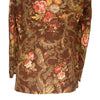 Mens Blazer Floral Brown Green Pink Formal Party Jacket Wedding Sport Coat 42R