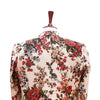 Mens Blazer Floral Beige Red Roses Dress Formal Jacket Wedding Sport Coat 42R