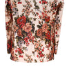 Mens Blazer Floral Beige Red Roses Dress Formal Jacket Wedding Sport Coat 42R
