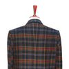 Mens Blazer Plaid Check Multicolor Wool Formal Jacket Wedding Sport Coat 46R