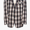 Mens Blazer Plaid Black Ivory Orange Wool Formal Jacket Wedding Sport Coat 46R