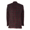 Mens Blazer Plaid Corduroy Red Green Formal Party Jacket Wedding Sport Coat 42R