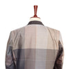 Mens Blazer Color Block Patchwork Beige Brown Party Jacket Wedding Sport Coat 42R