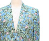 Mens Blazer Green Blue Pink Floral Formal Party Jacket Wedding Sport Coat 42R