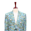 Mens Blazer Green Blue Pink Floral Formal Party Jacket Wedding Sport Coat 42R