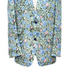 Mens Blazer Green Blue Pink Floral Formal Party Jacket Wedding Sport Coat 42R