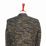 Mens Blazer Green Camouflage Cotton Formal Party Jacket Camo Sport Coat 42R