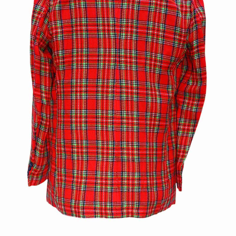 Mens Blazer Red Green Blue Tartan Plaid Wool Formal Party Jacket Christmas Sport Coat 42R