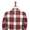 Mens Blazer Red White Green Tartan Plaid Wool Formal Party Jacket Wedding Sport Coat 42R