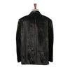Mens Blazer Black Peacock Embroidered Velvet Designer Dress Formal Suit Jacket Wedding Sport Coat 46R