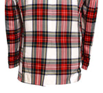 Mens Blazer Red White Green Tartan Plaid Wool Formal Party Jacket Wedding Sport Coat 42R