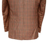 Mens Blazer Beige Orange Plaid Wool Formal Party Jacket Wedding Sport Coat 42R