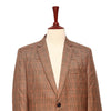 Mens Blazer Beige Orange Plaid Wool Formal Party Jacket Wedding Sport Coat 42R