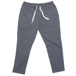 Mens Pants Joggers Gray Striped Seersucker Drawstring Loose Harem Casual Medium