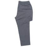 Mens Pants Joggers Gray Striped Seersucker Drawstring Loose Harem Casual Medium