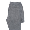Mens Pants Joggers Gray Striped Cotton Drawstring Loose Harem Casual Medium
