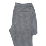 Mens Pants Joggers Gray Striped Cotton Drawstring Loose Harem Casual Medium