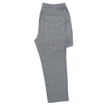 Mens Pants Joggers Gray Striped Cotton Drawstring Loose Harem Casual Medium