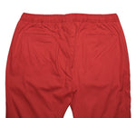 Mens Pants Joggers Red Cotton Stretch Drawstring Loose Harem Casual Beach XL