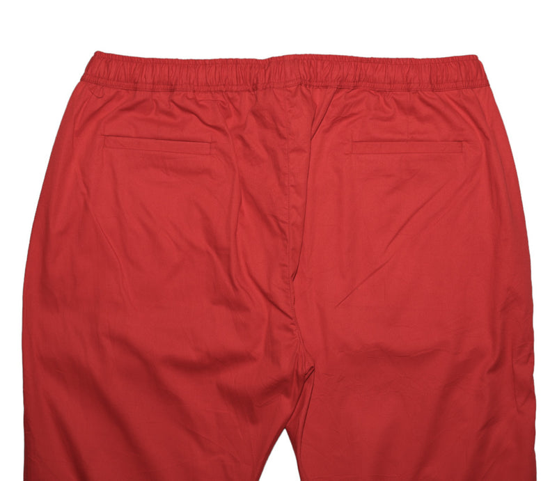 Mens Pants Joggers Red Cotton Stretch Drawstring Loose Harem Casual Beach XL