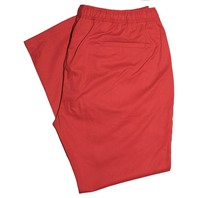 Mens Pants Joggers Red Cotton Stretch Drawstring Loose Harem Casual Beach XL