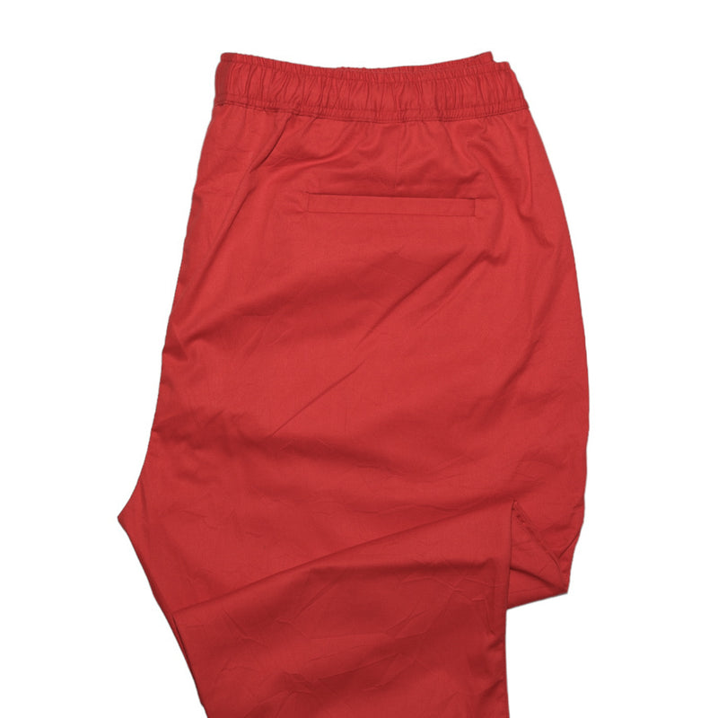 Mens Pants Joggers Red Cotton Stretch Drawstring Loose Harem Casual Beach XL