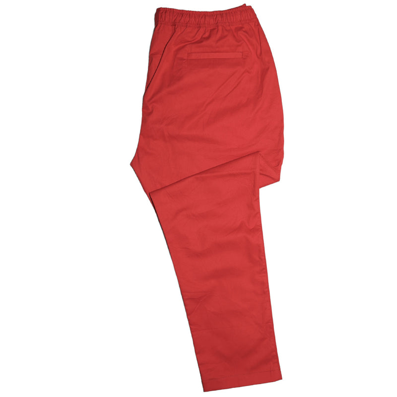 Mens Pants Joggers Red Cotton Stretch Drawstring Loose Harem Casual Beach XL
