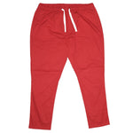 Mens Pants Joggers Red Cotton Stretch Drawstring Loose Harem Casual Beach XL